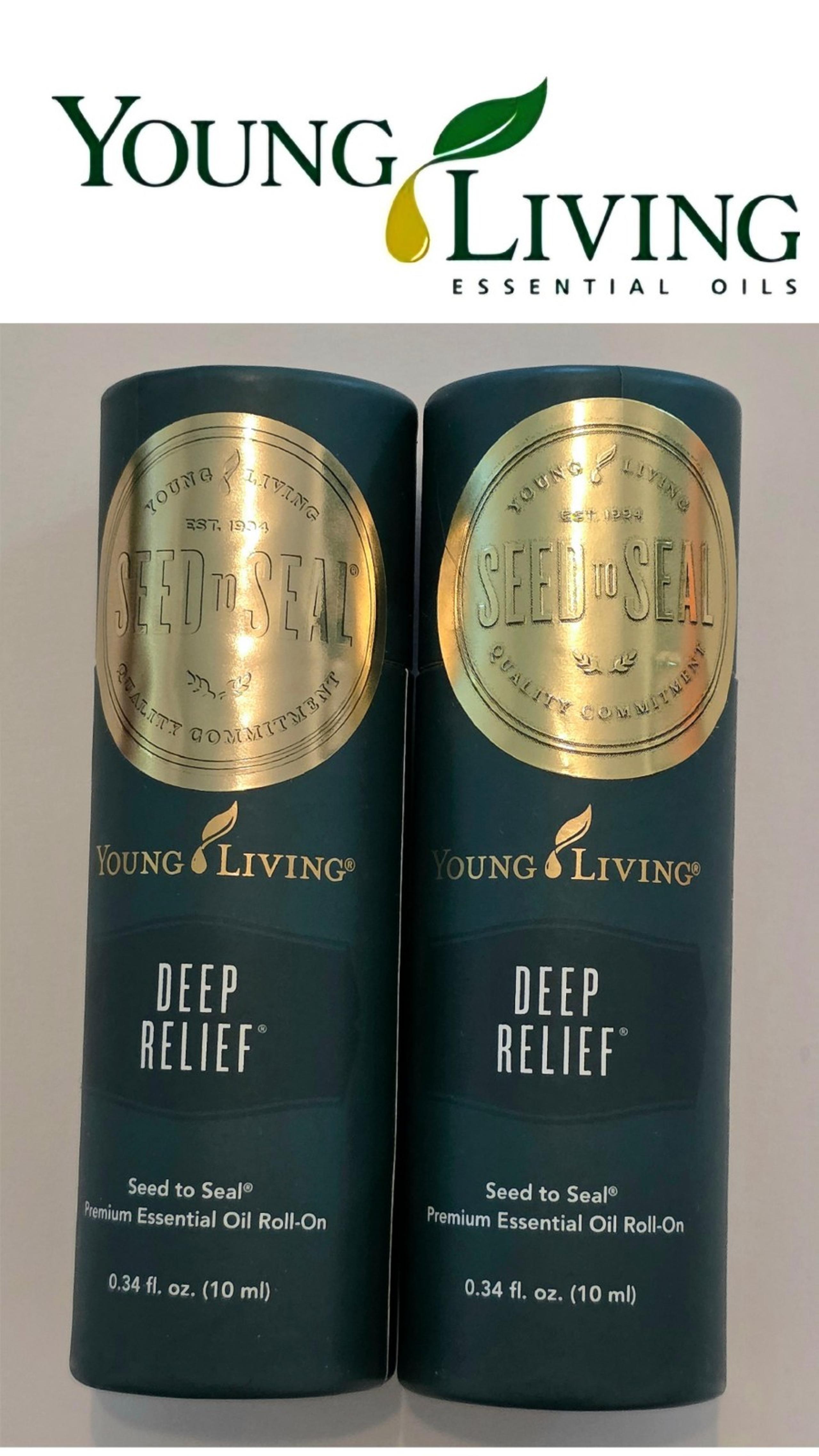 Young Living LOT OF 2 Deep Relief Rollerball Oil 10ml Muscle Fatigue New Sealed