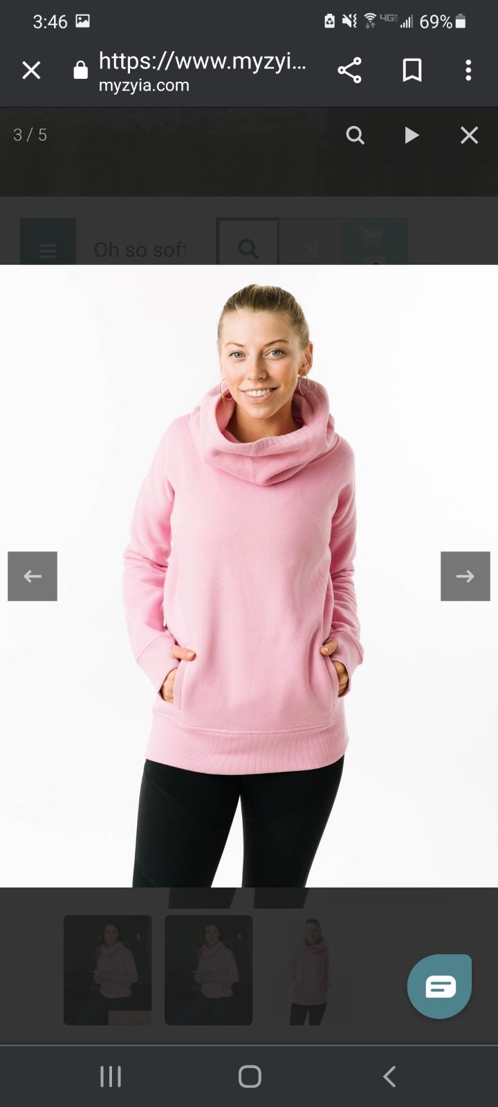 Zyia of so soft hoodie