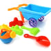 Beach Toy Playset With Wheelbarrow (Colors May Vary)
