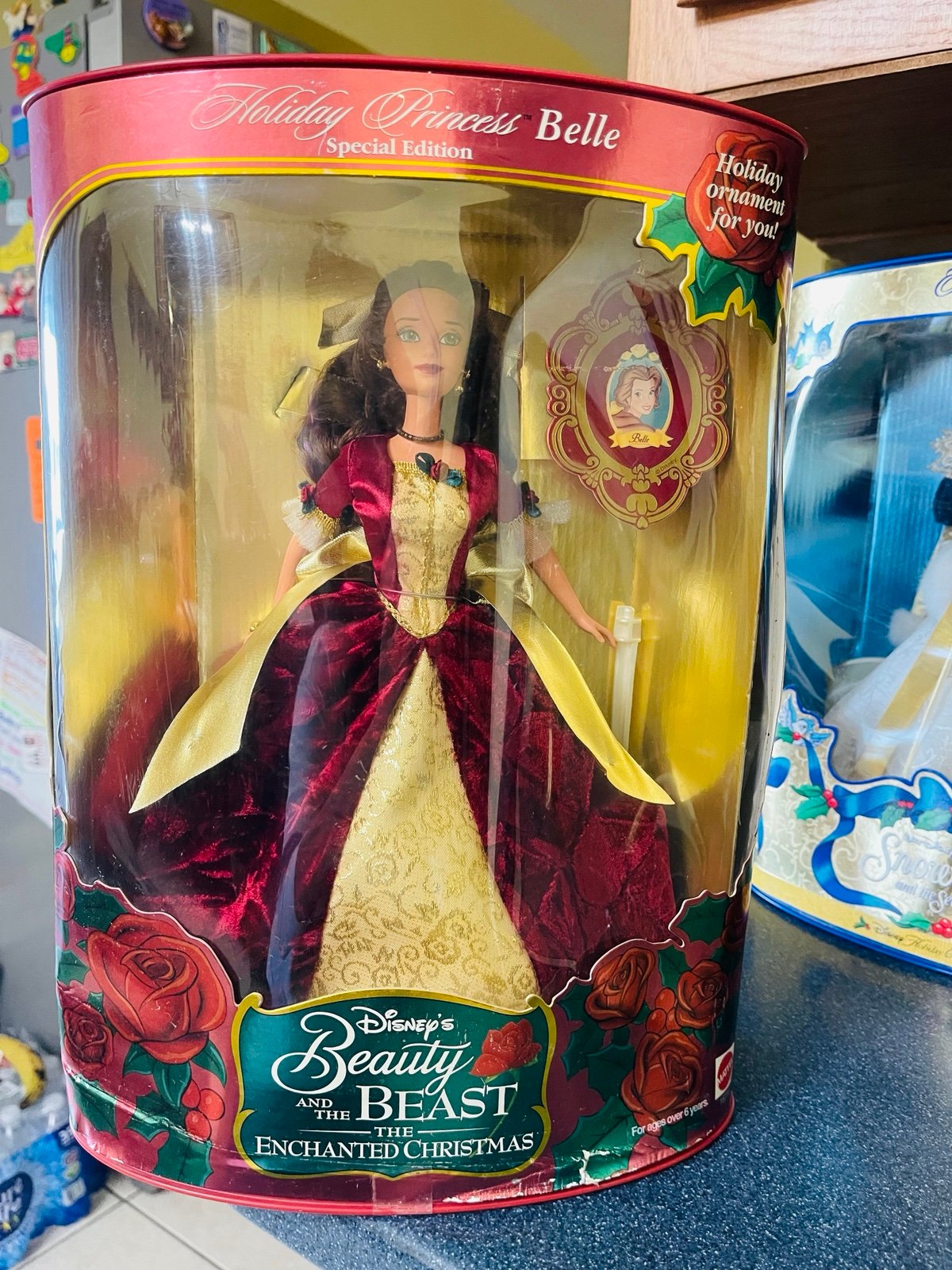 1997 Disney Holiday Princess Belle Beauty & Beast Barbie (NIB), Vintage Collecti