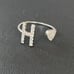 White Gold with VS1 real Diamond Ring