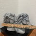 Vintage MCM Mid Century Modern Bluish Gray Crackled Ceramic Horse Head Bookends