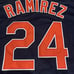 Manny Ramirez Cleveland Indians Jersey Mens XL NWOT 1995 World Series Blue Alt
