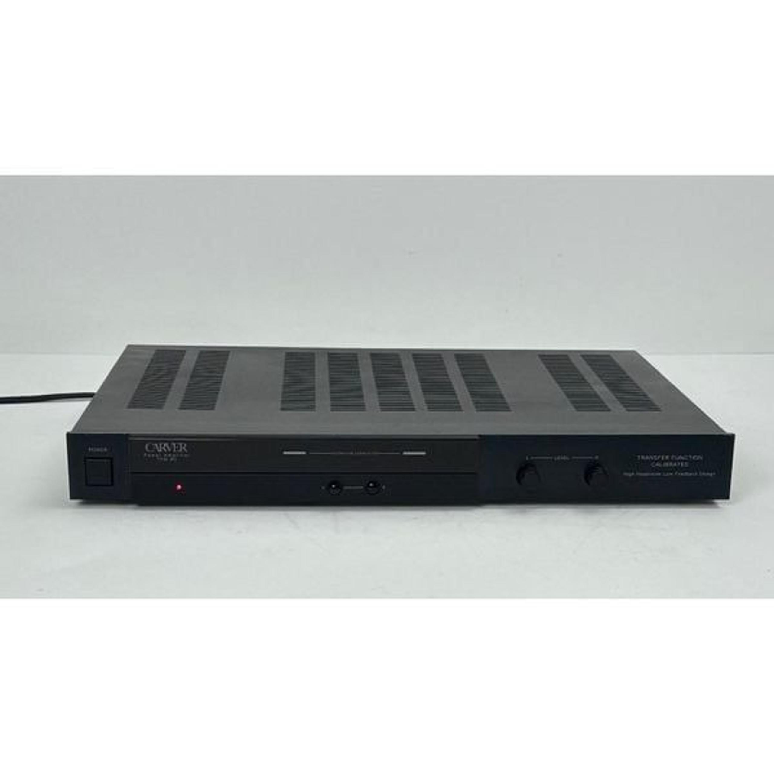 Vintage 1990s Carver TFM-6C Power Amplifier 65 Watts Per Channel into 8 Ohms