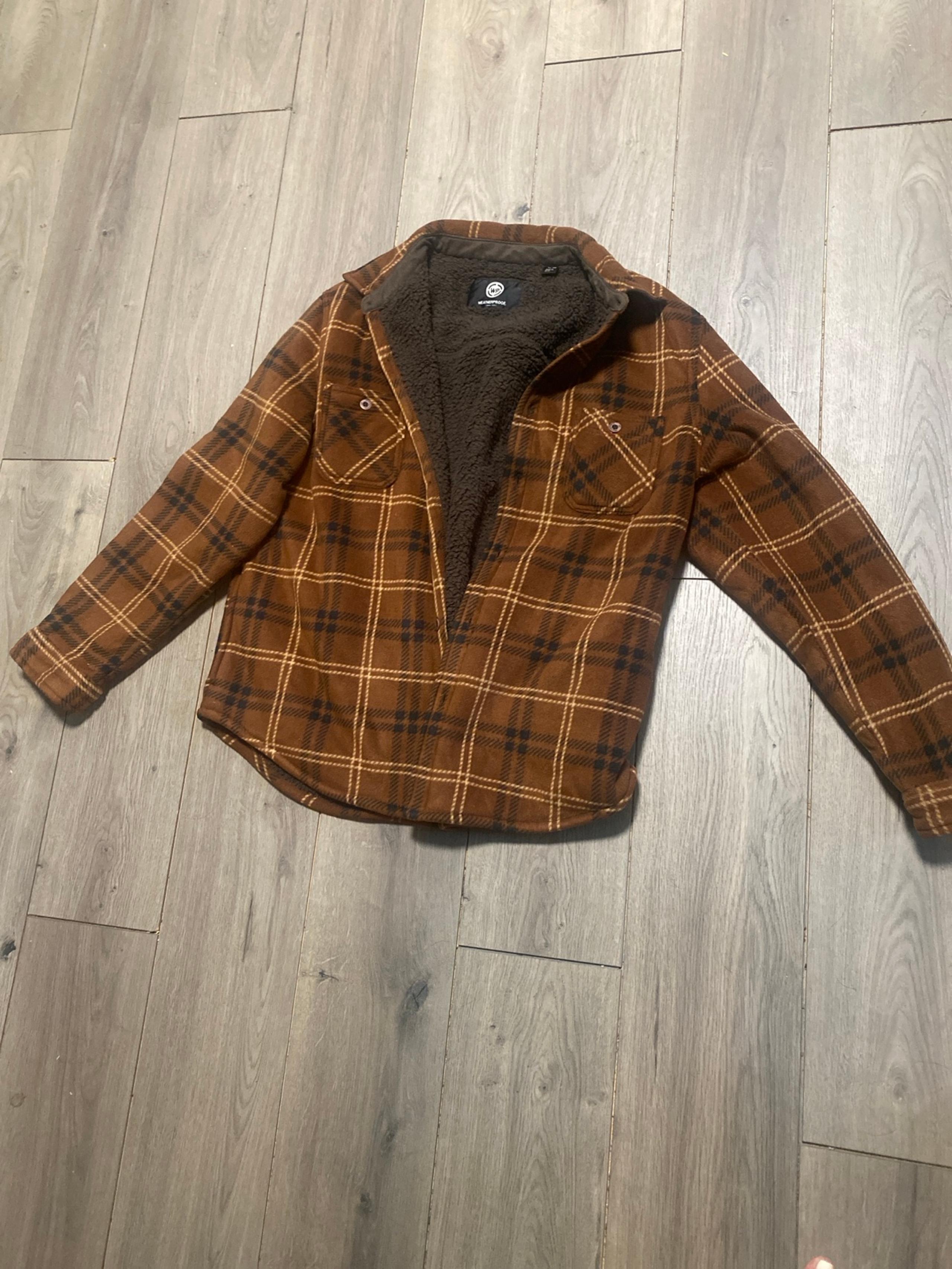 Men’s XL WEATHERPROOF sherpa lined flannel jacket