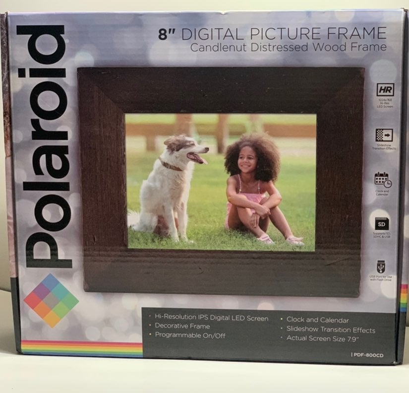 Polaroid - 8in Digital Photo Frame
