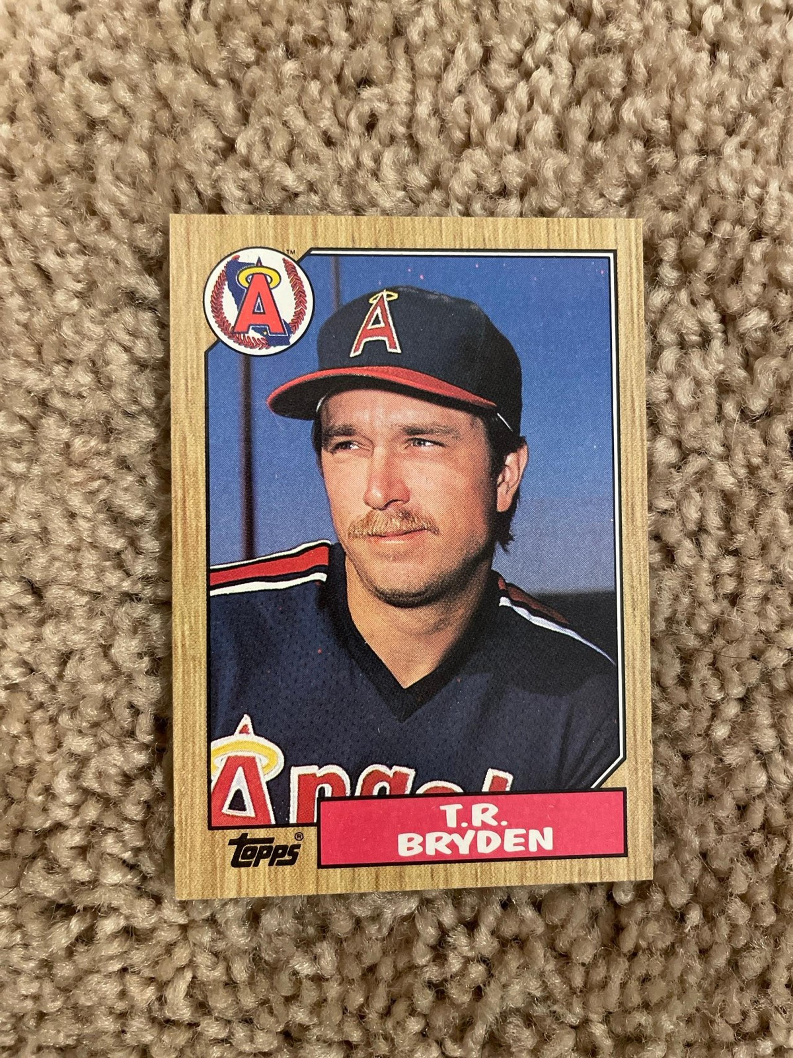 T.R Bryden Baseball Trading Card Topps 1987