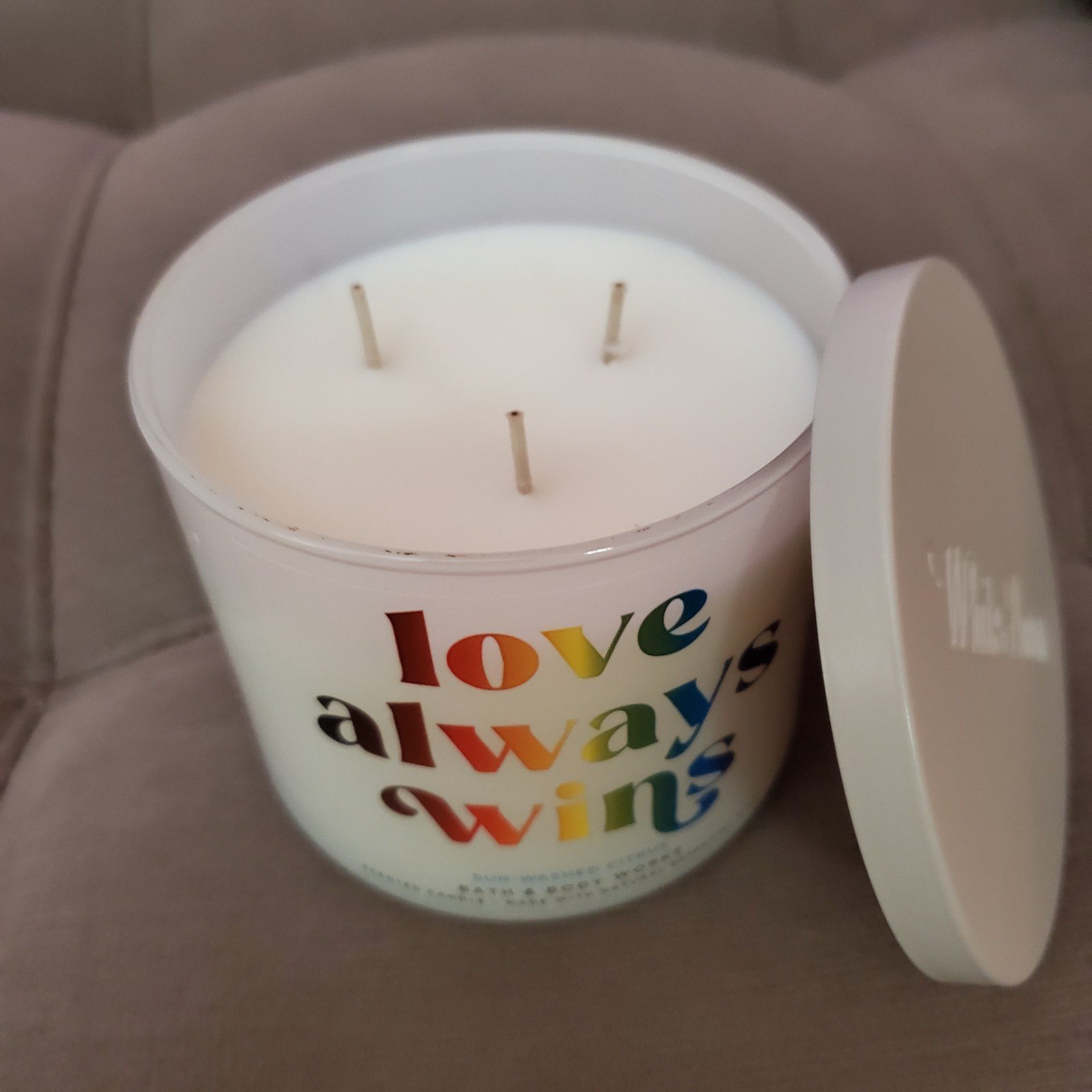 Love Always Wins Sun-Washed Citrus Candle
