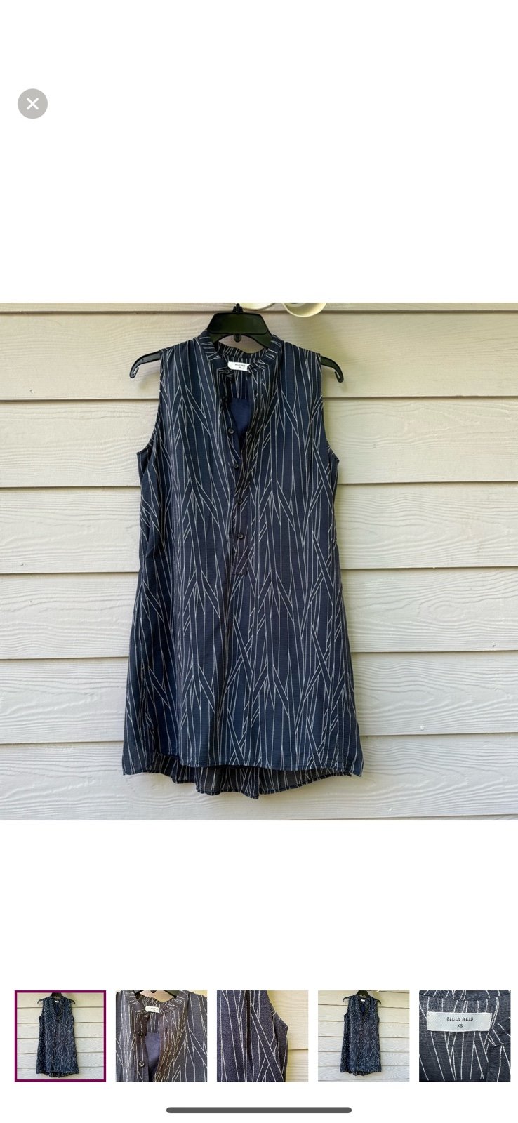 Billy Reid 51% Silk , 49%Cotton Dress
