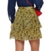 Derek Lam 10 Crosby Tired Asymmetrical Floral Mini Skirt in Yellow Blue Size 4
