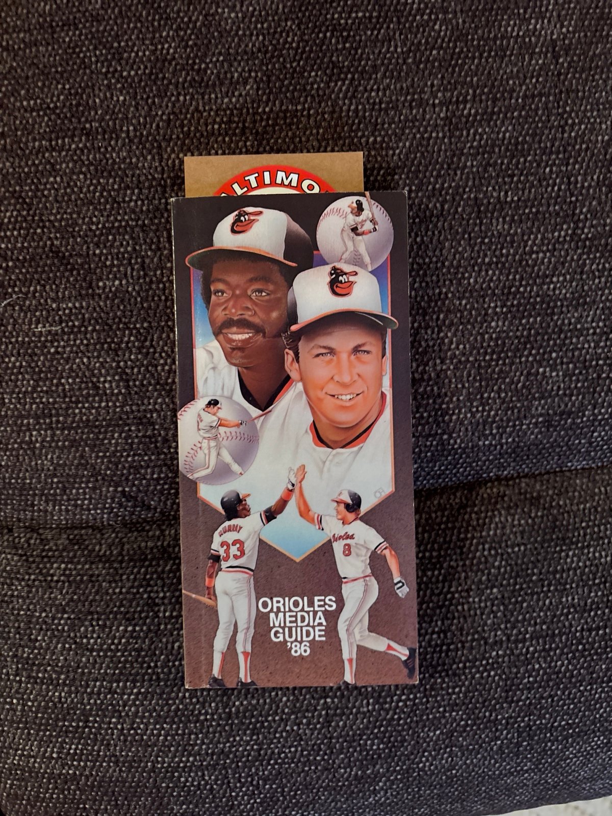 1986 Baltimore Orioles Media Guide Program – Vintage MLB Memorabilia