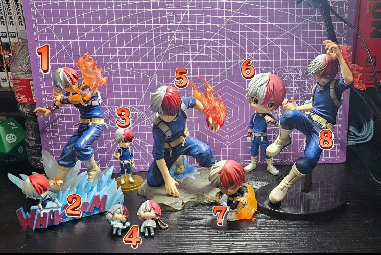 Todoroki Figures (look at all pictures)