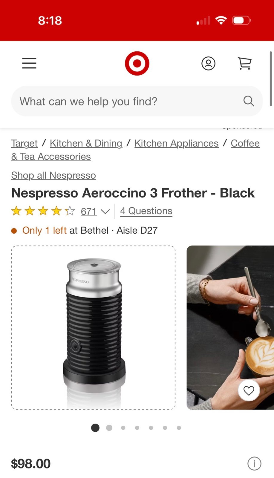 Nespresso Aeroccino 3
