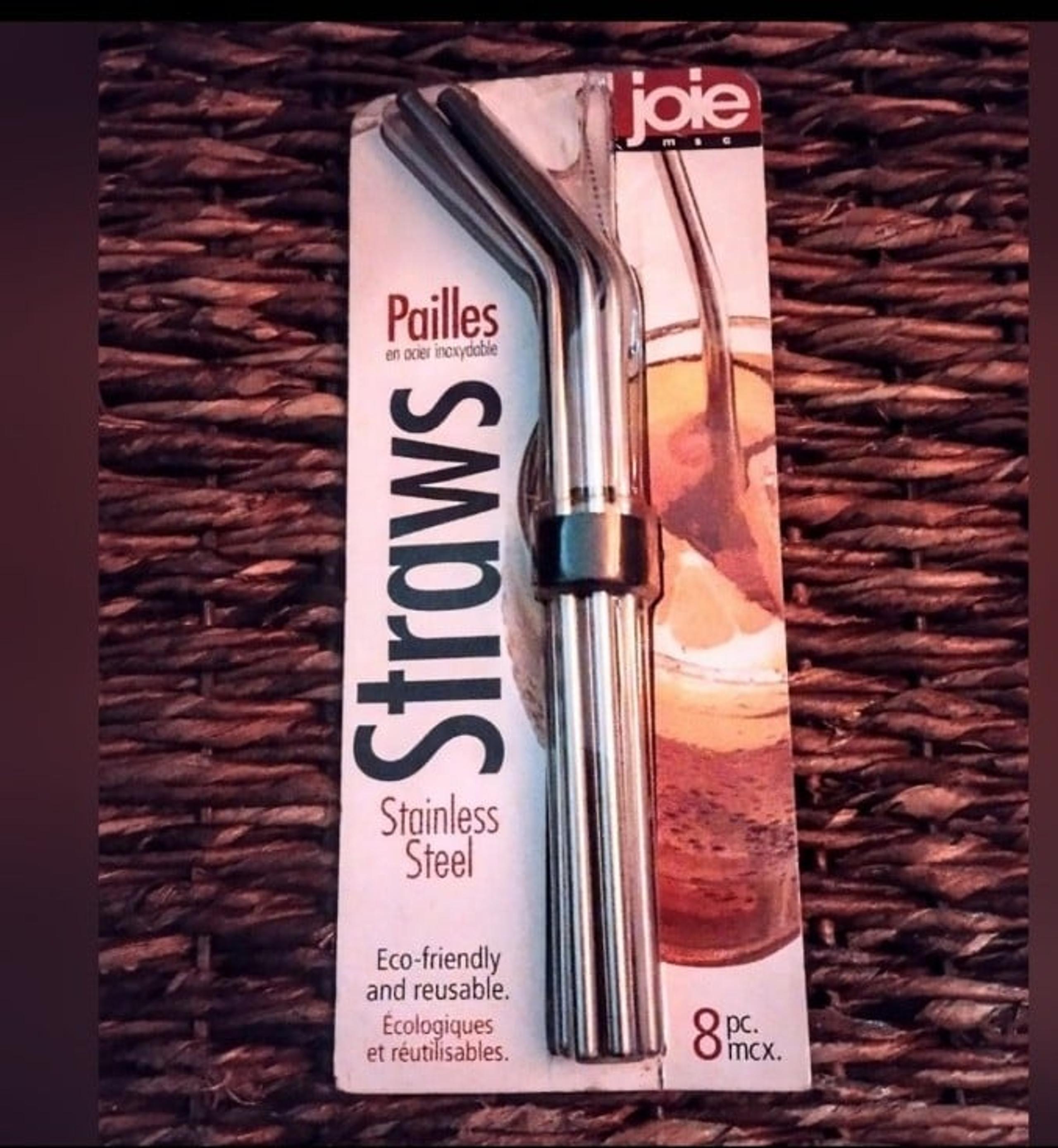 "Joie"
Stainless Steel
Drinking Straws