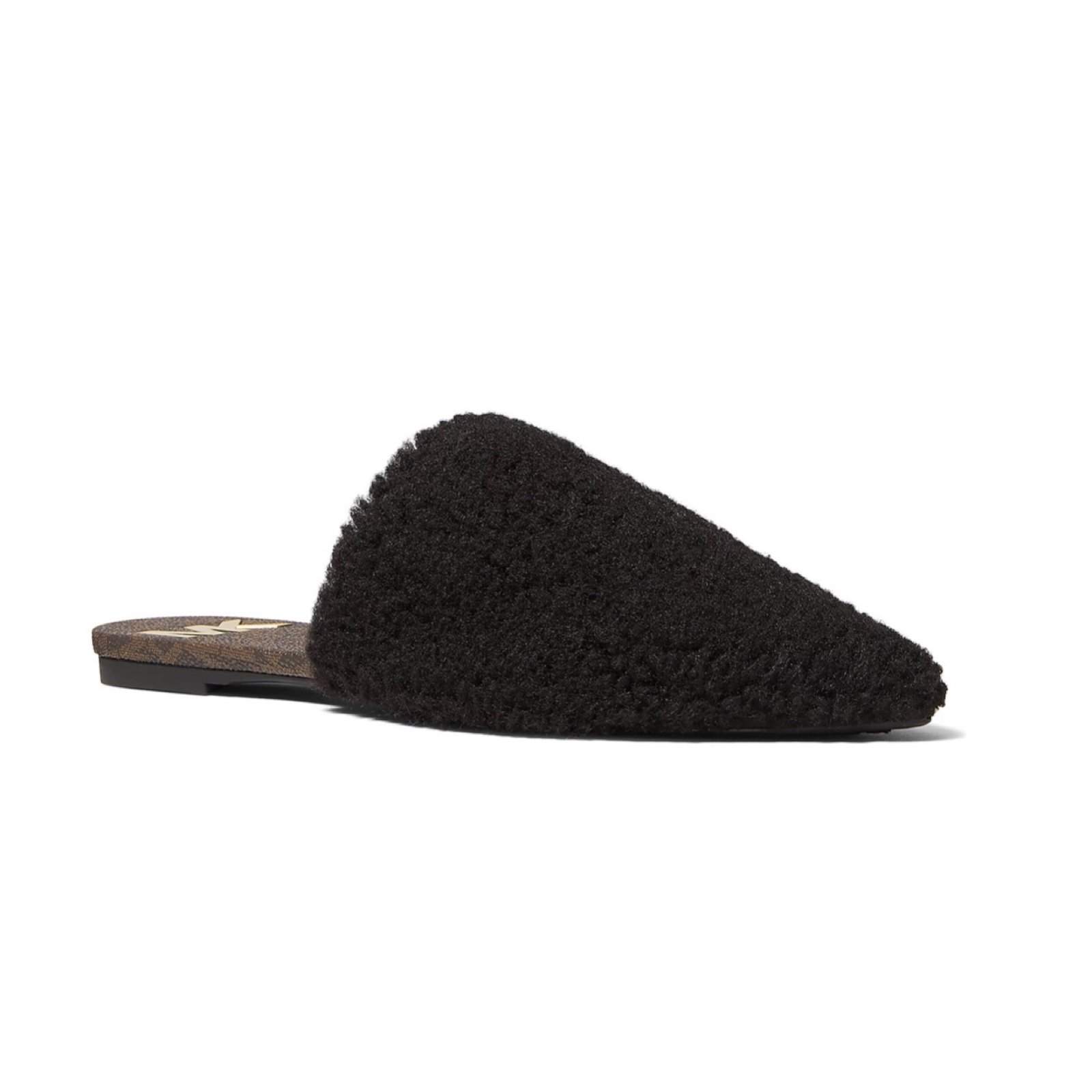 NEW MICHAEL Michael Kors Renee Flex Black Slip-On Pointed Toe Slide 8.5