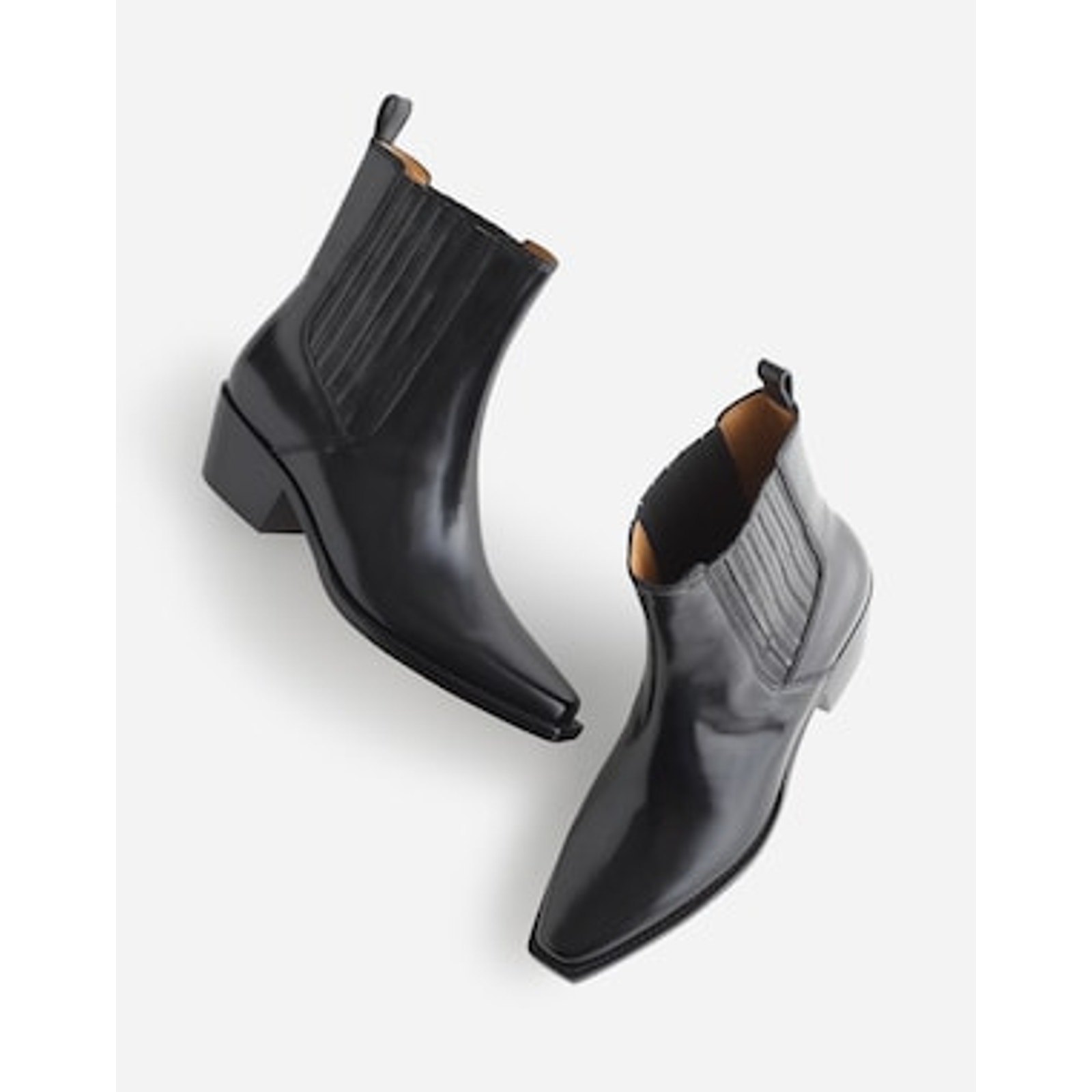 Madewell 'The Ingrid' Black Leather Chelsea Boot Size 7.5