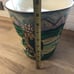 Golf Wastebasket Trash Can Hand Painted Heavy Unique