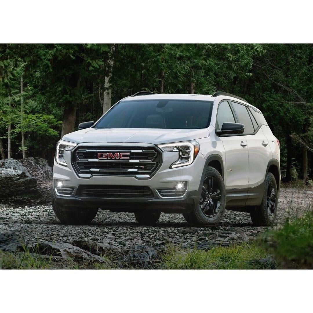 White LED Halo Fog Lights Driving Lamp Kit For 2022 2023 2024 GMC Terrain