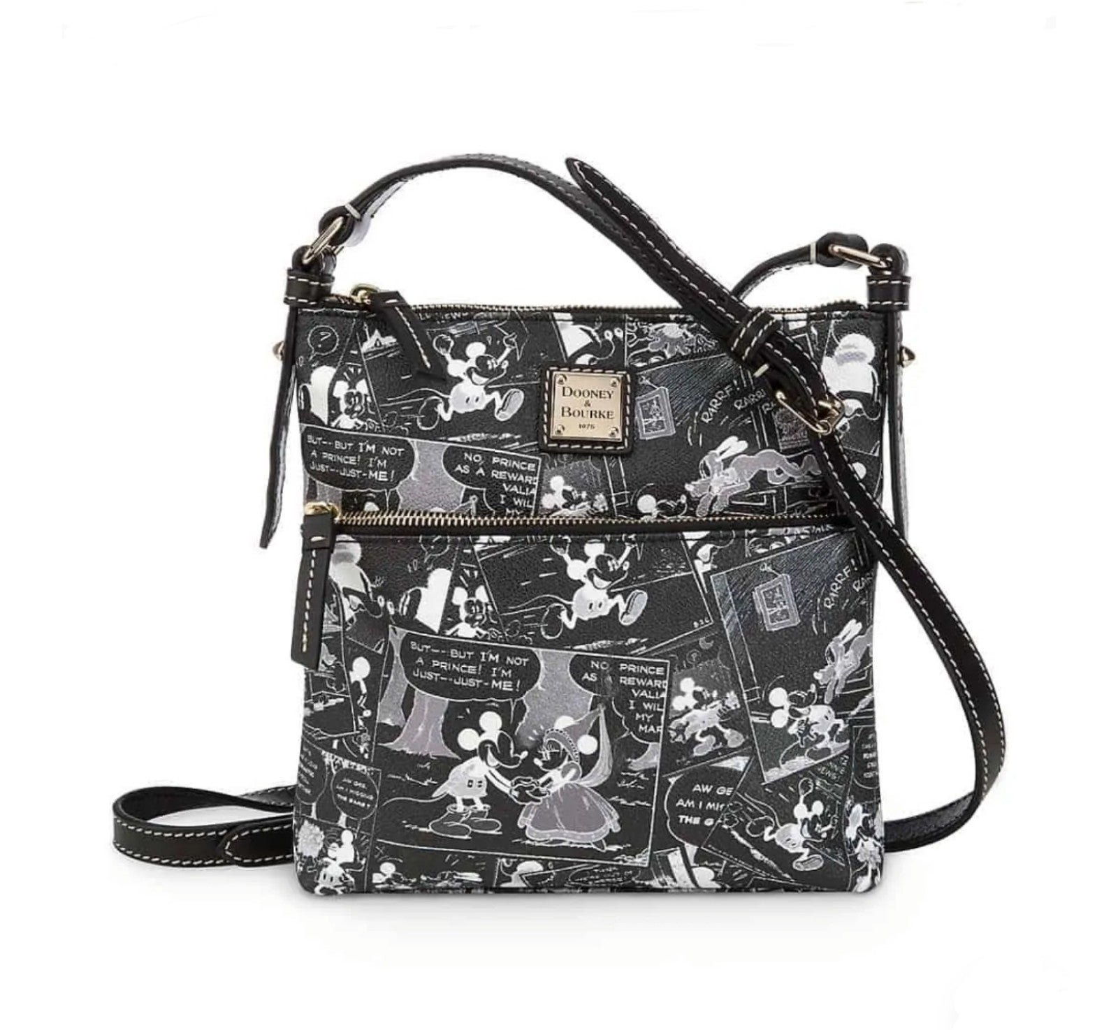 HTF Dooney & Bourke 2013 D23 Reverse Comics Crossbody