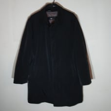 Kenneth Cole New York Men's black button down size medium coat. 55% Wool