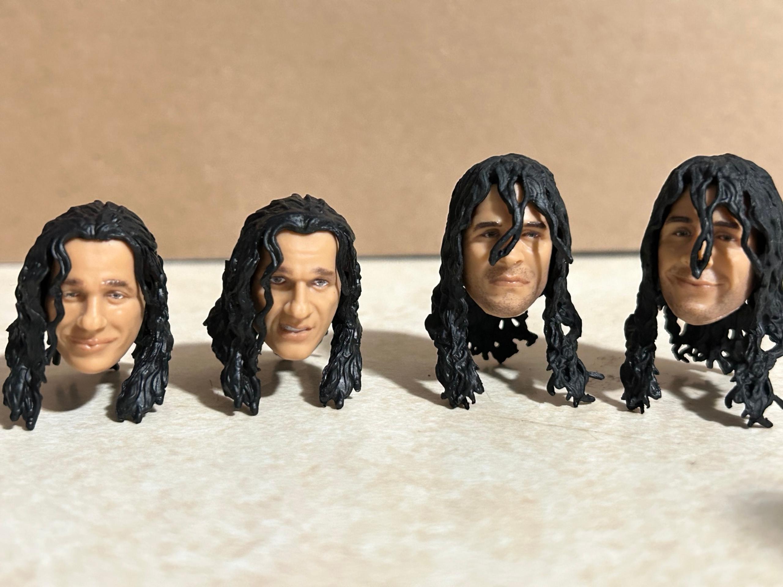 Wwe Mattel Bret hart head lot