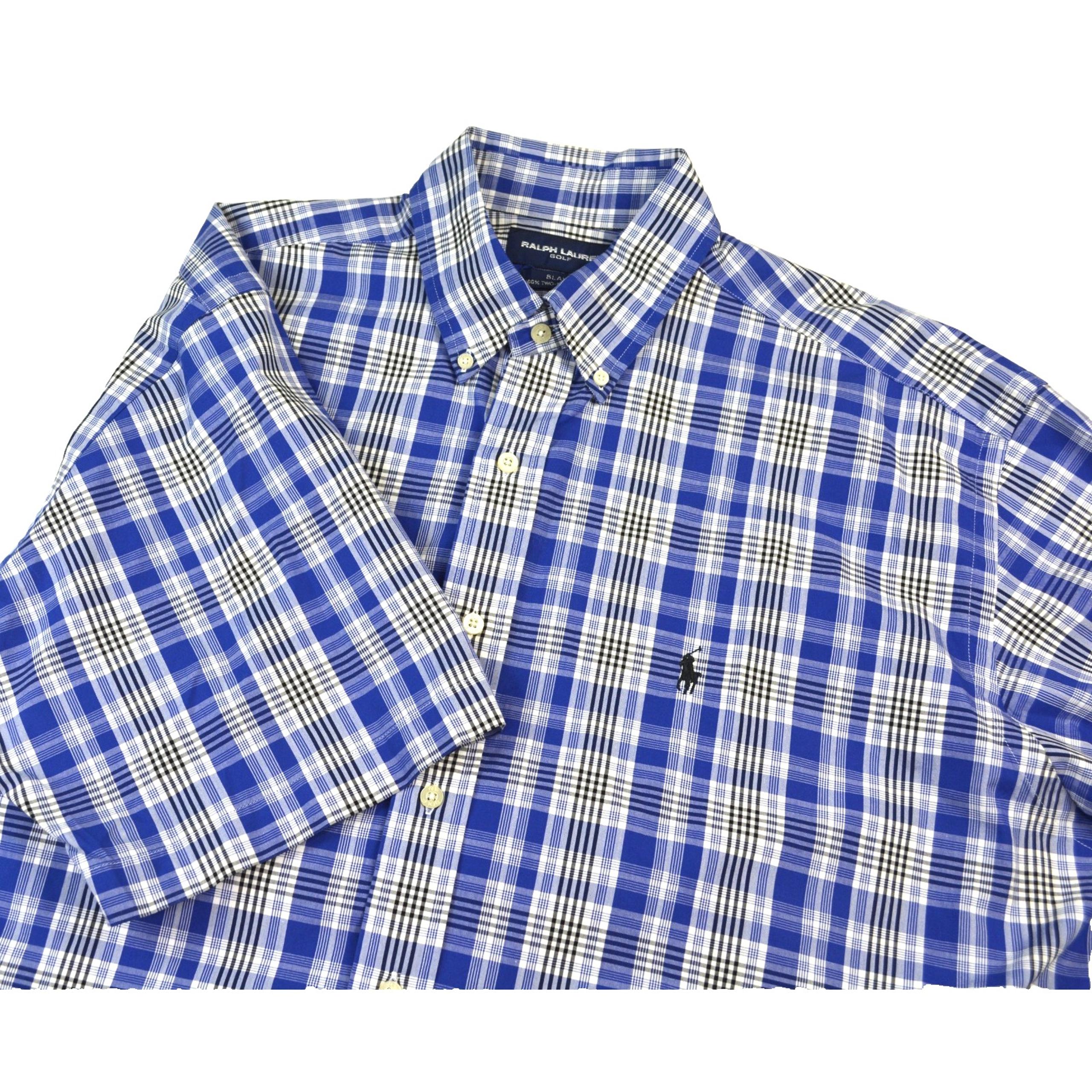 Polo Ralph Lauren Golf Blake Button Down Short Sleeve Pony Shirt Men's L