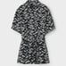 Rag & Bone Women's Black Surplus Floral Viscose Romper Classic Fit Romper