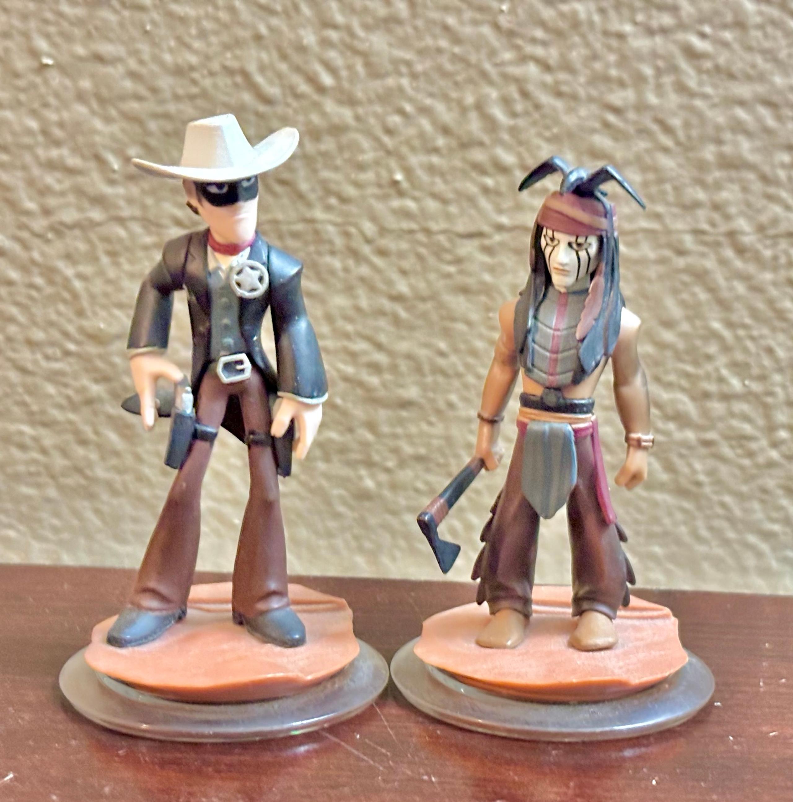 Disney Infinity 1.0 Play Set Bundle: THE LONE RANGER And TONTO Figure Set