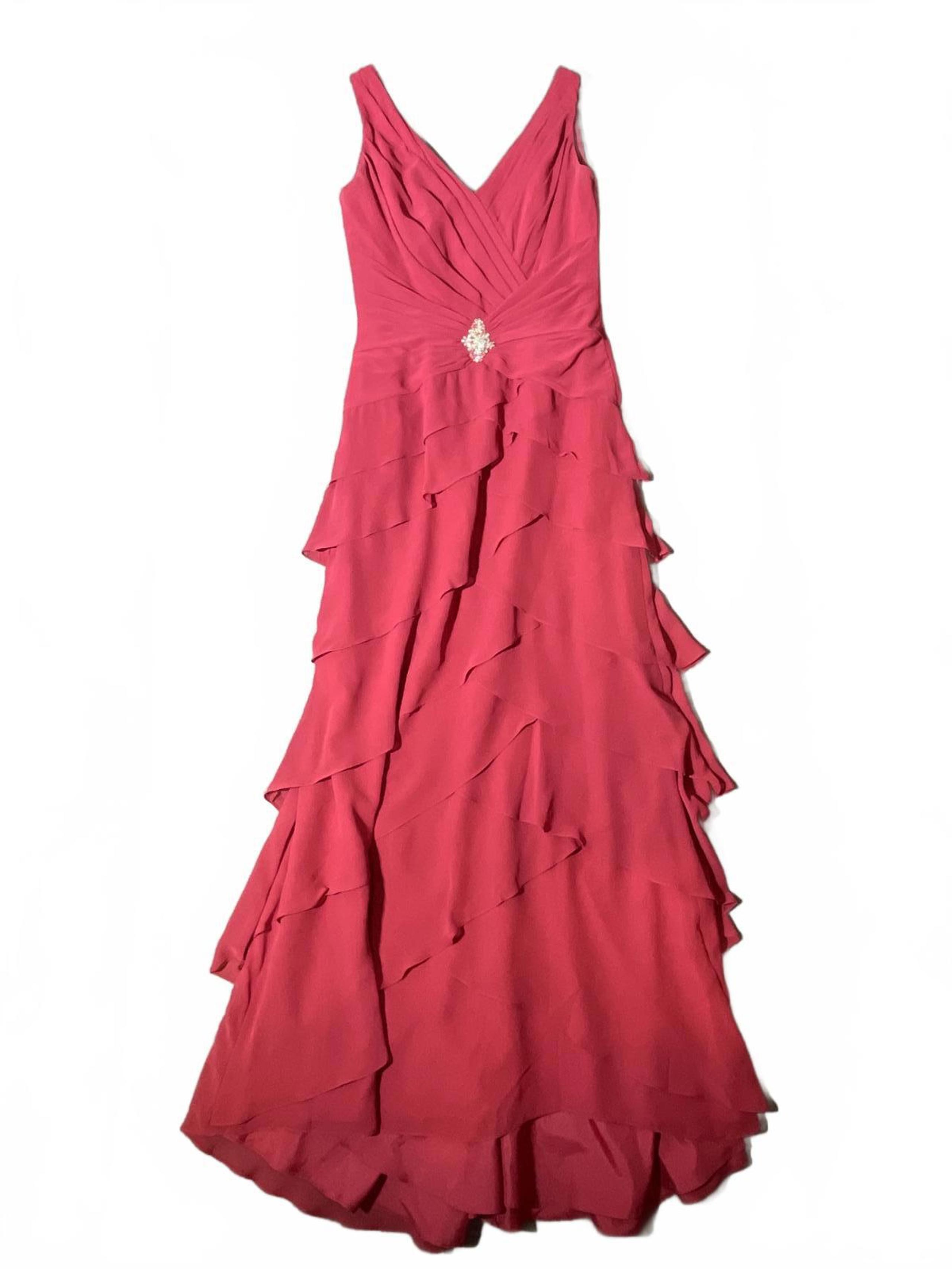 Elegant Jovani Red Evening Dress Size 10