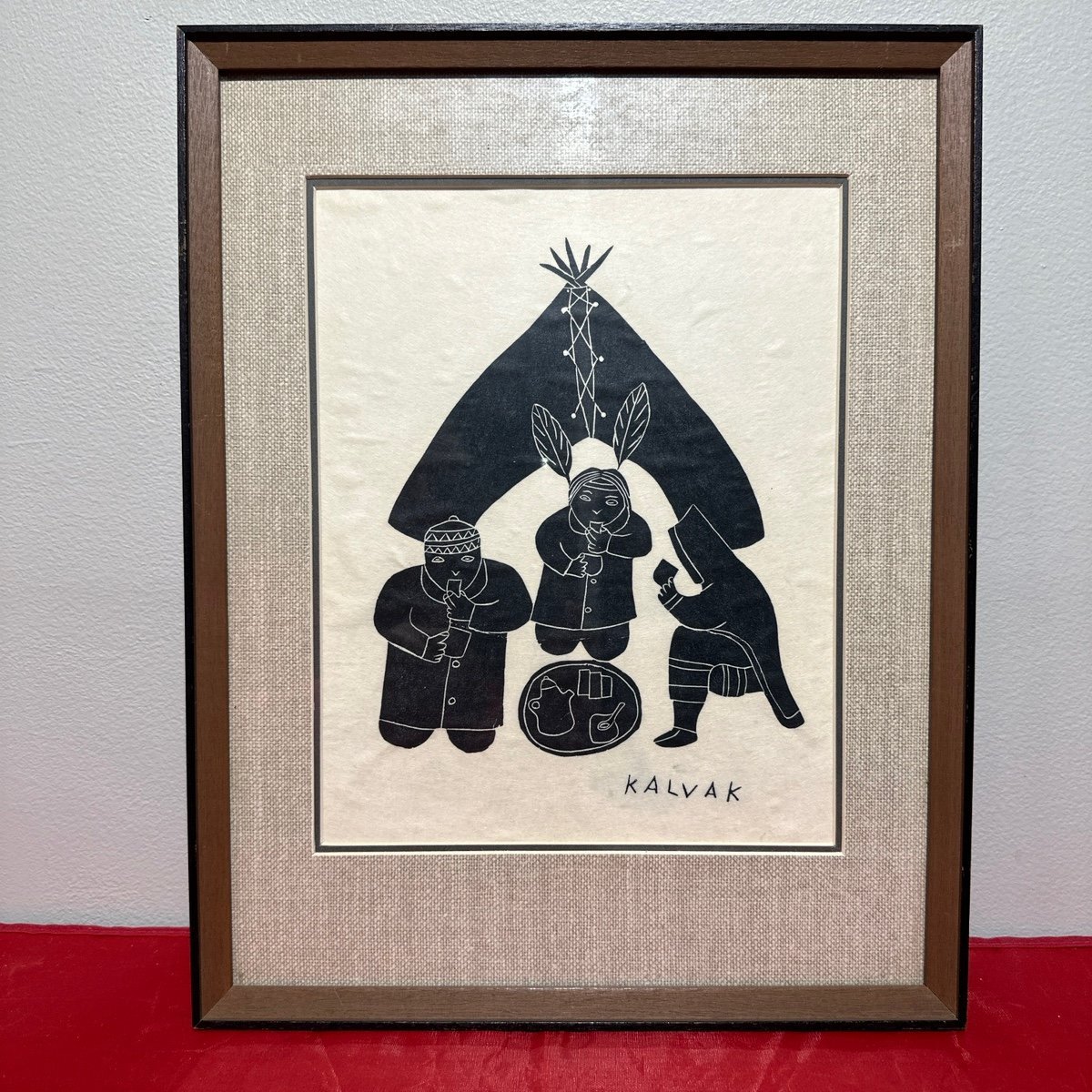 Centennial Year Helen Kalvak Eskimo Indian Print Union of all Mankind LOOK