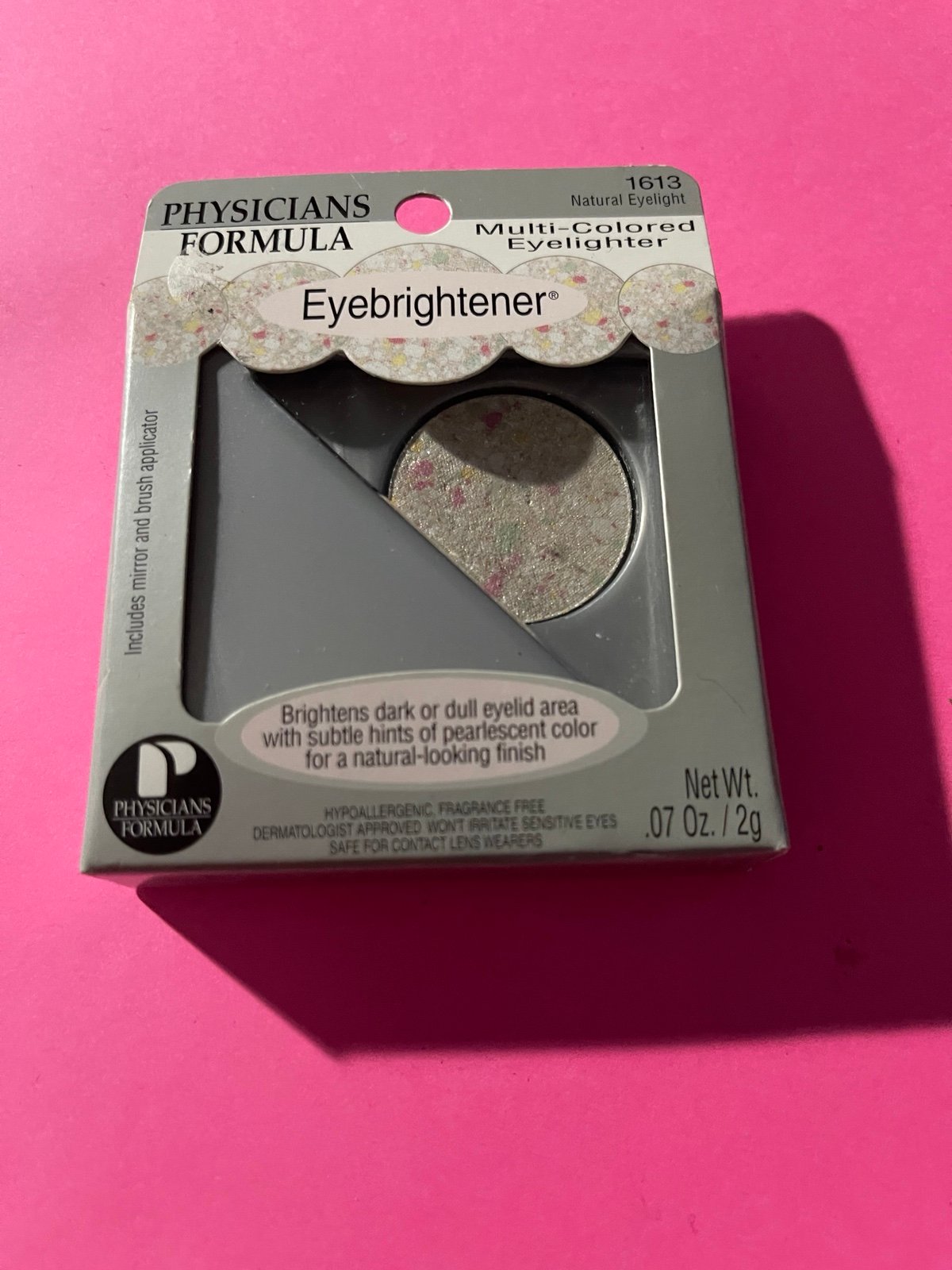 NEW Physicians Formula Eyebrightener NATURAL EYELIGHT #1613 Silver Multi-Color