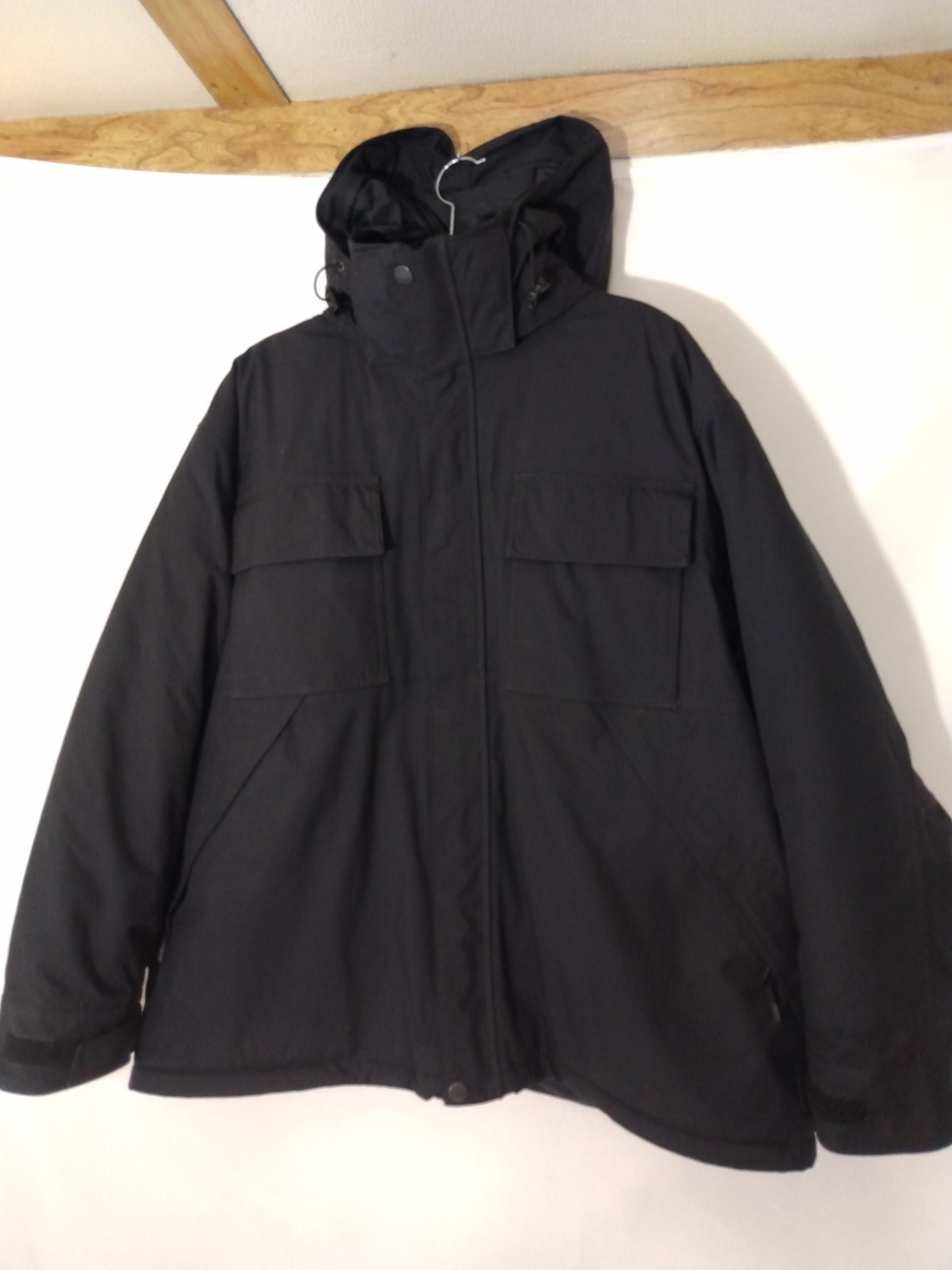 Men Cabelas Black Dry Plus Hooded Insulated Waterproof Winter Jacket Parka  2XL