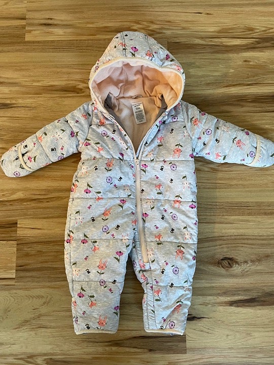 Two Snowsuits 12month Girls