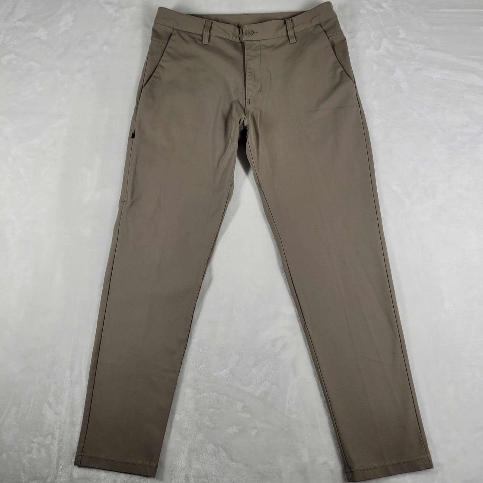 BYLT Everyday Pant 2.0 Men's XL Beige Brown Performance Stretch Golf Chino