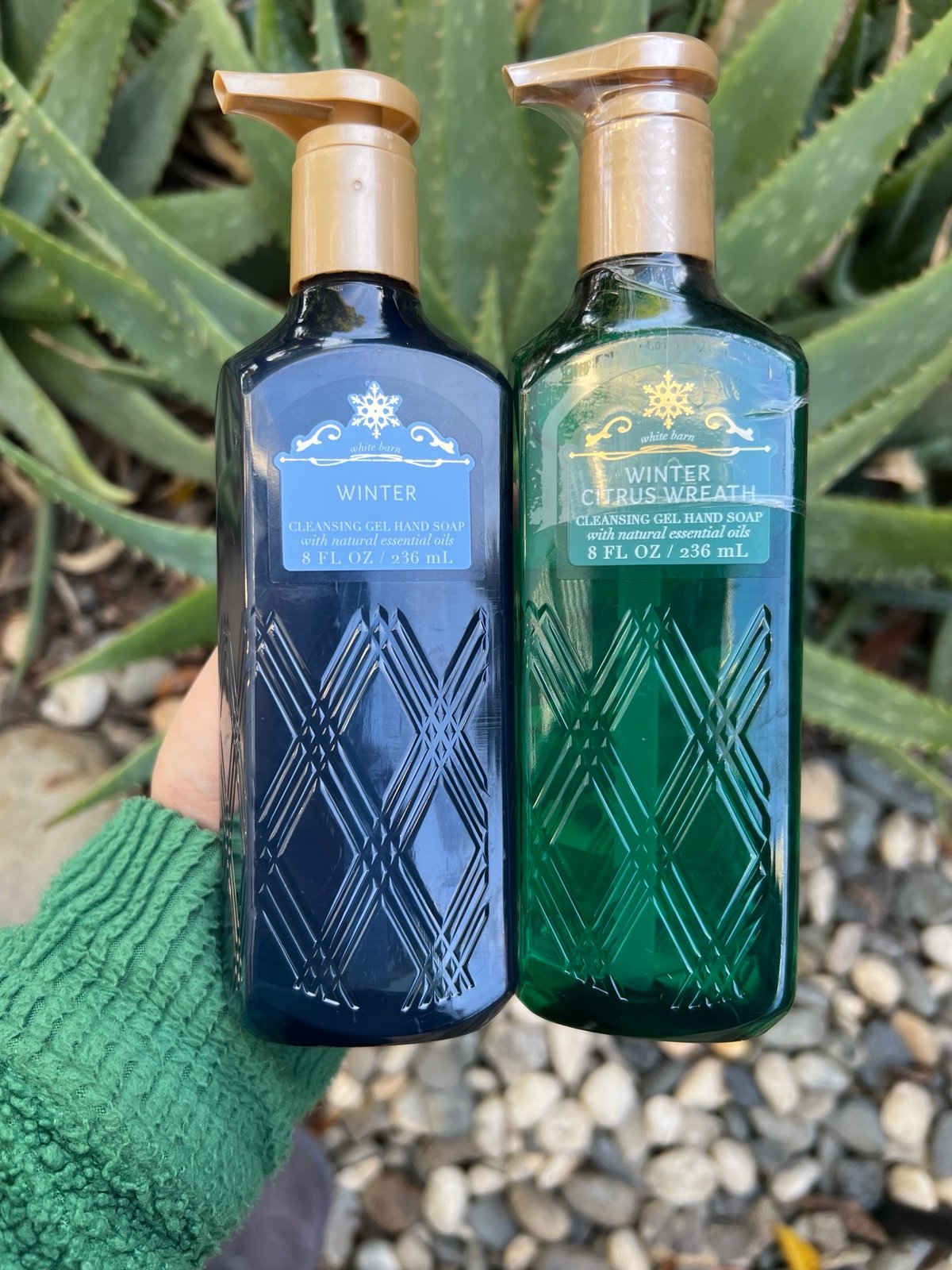 Bath & Body Works Winter Citrus Wreath Hand Soap and BBW winter hand soap