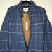 NWT William Rast Men's Blue/Full Zip Lined Jacket Size Small