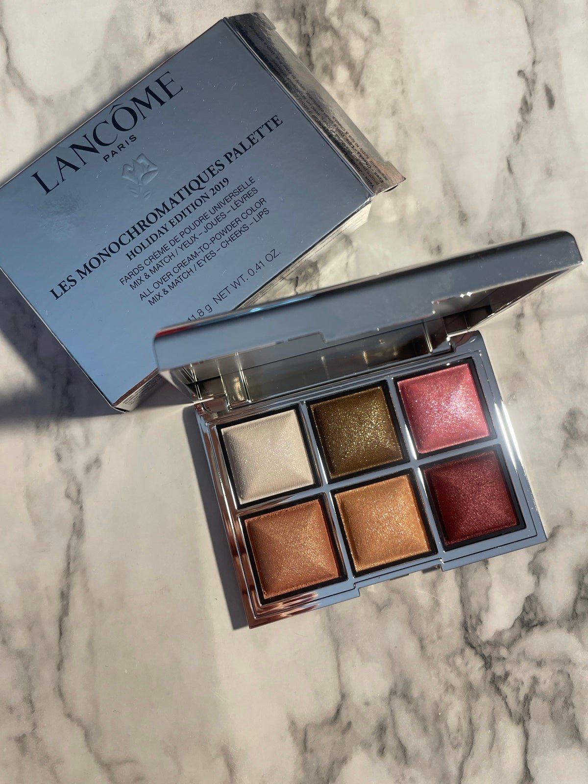 Lancom eyeshadow palette holiday edition