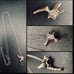 Vintage Sterling 3-D Tinker Bell Fairy Pendant with chain