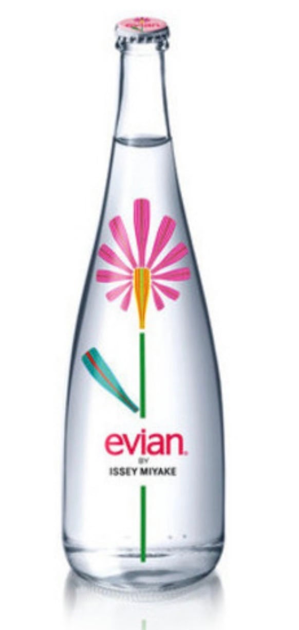 Evian Issey Miyake Designer Water Bottle