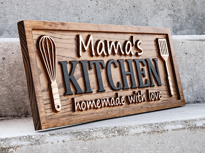 Personalized Kitchen Name Tags | Customized Mother's Day Gifts for Mom