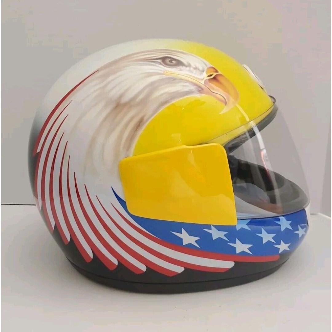 NOS John Kocinski MotoGP Legend American Eagle Design Helmet in Box READ