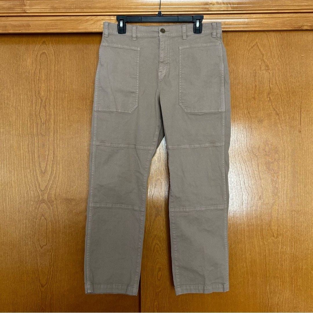 Madewell The Petite '90s Straight Cargo Pant in Garment-Dyed Canvas Dark Rope