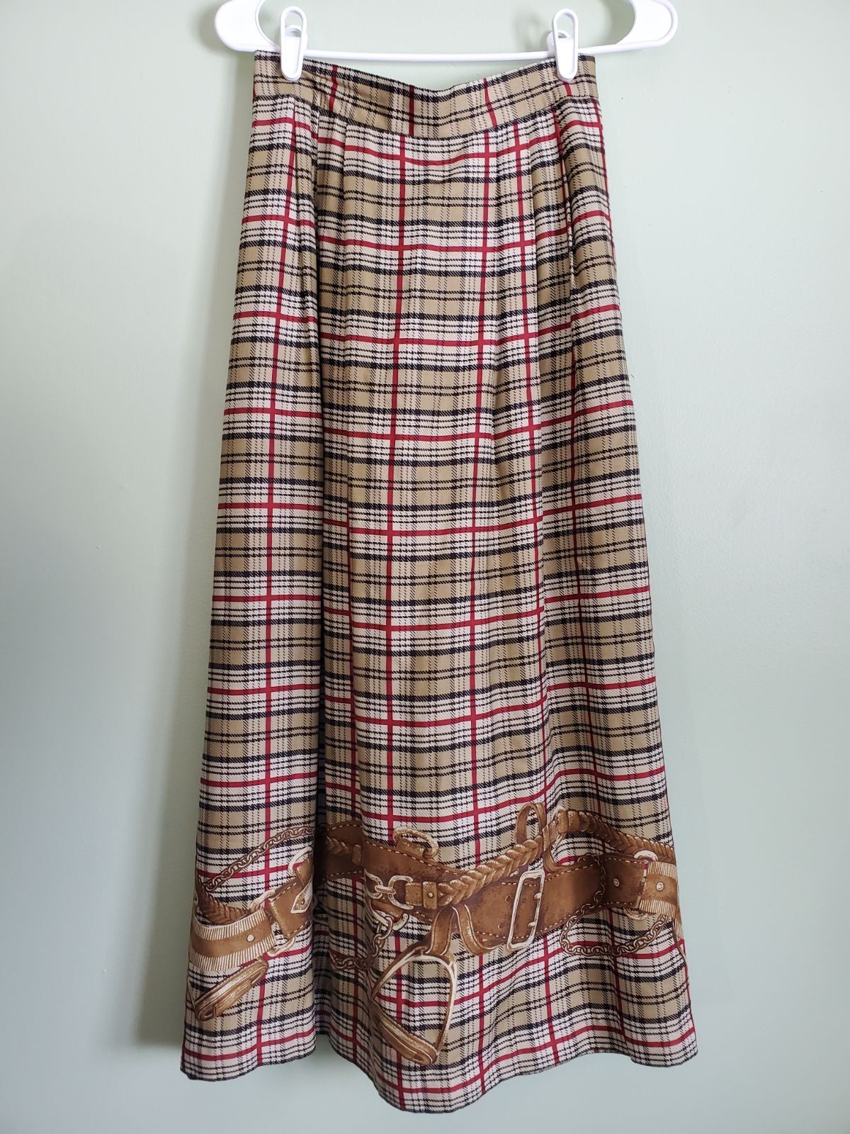 Vtg Orvis Bit & Bridle Equestrian Skirt