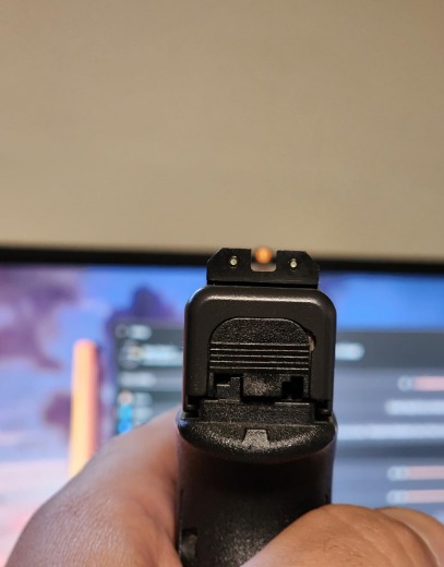 3-Dot Tritium Night Sights, Fits Glock Gen 1 – 5 +MOS Pistols, Dual Illuminated