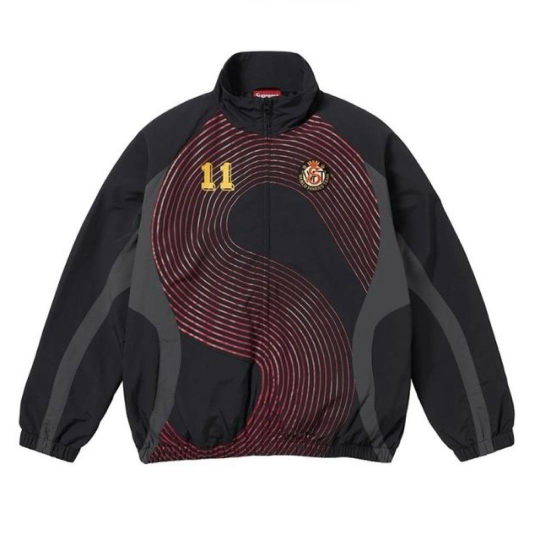 Supreme S Logo Track Jacket Black
