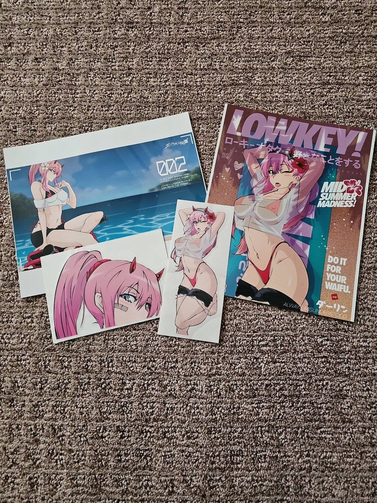 Lowkey Geeks Zero Two bundle RARE