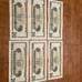6 brand new 20’s sequential serial number