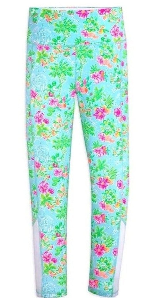Disney x Lilly Pulitzer Mickey & Minnie Weekender Leggings NWT S128