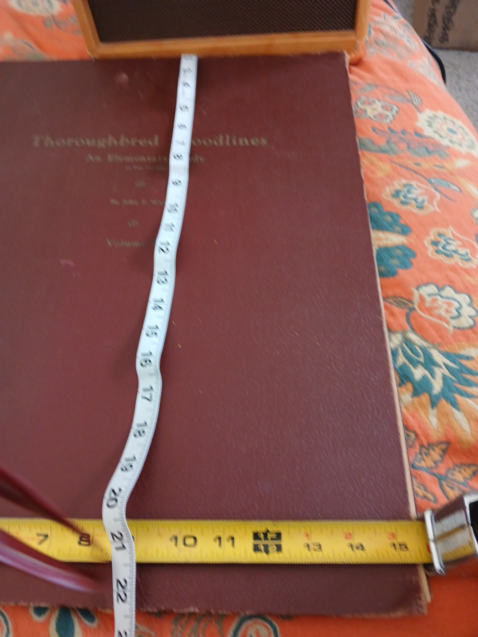 THOROUGHBRED BOODLINES by John F. Walls book belonged to Harry S. Hart