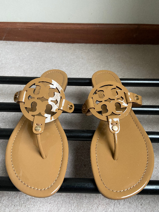 TORY BURCH Women Miller Patent Leather Sandals - NEW NWOB